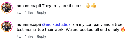 Client reviews and results